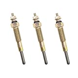 3 Pcs Glow Plug SBA185366190 15231-65512 Replacement for Ford New Holland Tractor TC25 TC29 TC30