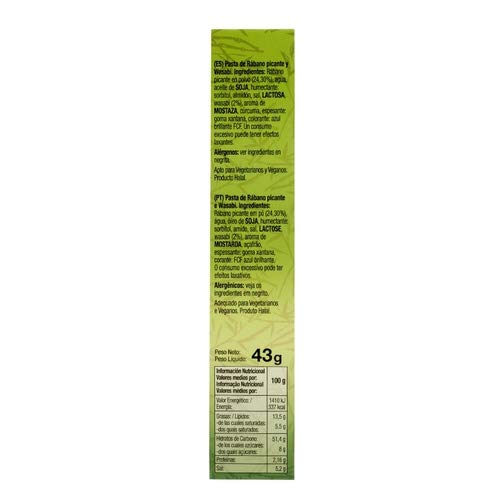 Pasta de Wasabi 43 Gramos para Sushi