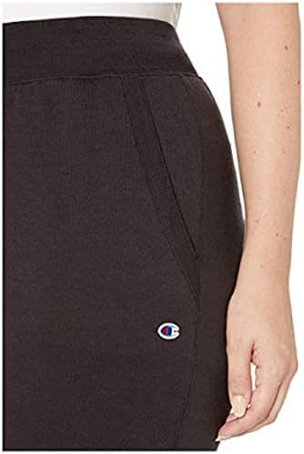 Champion Women's Powerblend Joggers, Script Logo, Black-Y07459, X-Small - 3