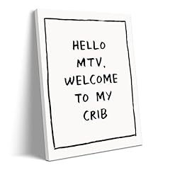 Hello MTV - Wrapped Canvas