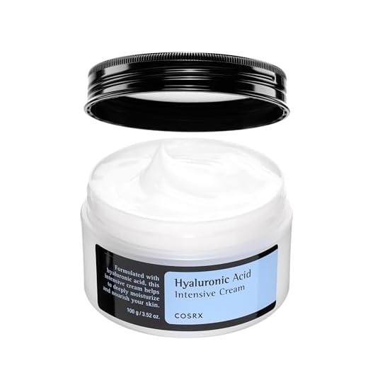 COSRX Hyaluronic Acid Moisturizing Cream, Long-lasting Hydration, Rich Moisturizer for Sensitive Skin 3.52 oz / 100g, Korean Skin Care, Animal Testing Free, Parabens Free