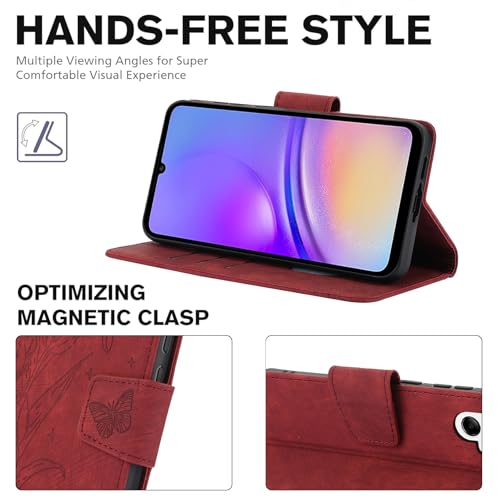 Asuwish Coque pour A06 SY002QB accessoire protection rigide rouge - 5