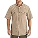 Carhartt Men's Fort Solid Short Sleeve Shirt, Dark Tan Chambray, Medium/Regular