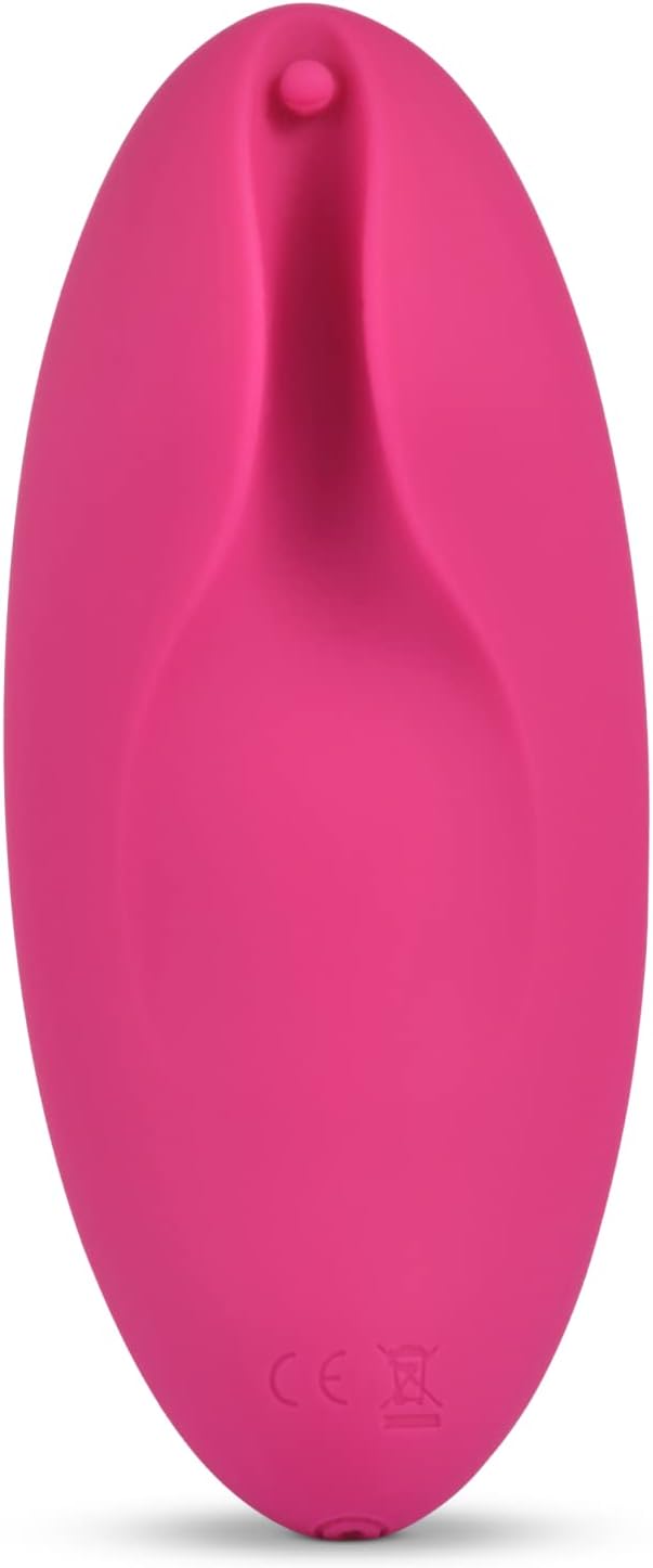 Sweet Vibrations Tulips Vibrating Massager with 10 Settings, External Massager for Couples, Hand Massage Bullet Vibrator, Silicone, Waterproof & Rechargeable Bullet Vibrator for Women, Raspberry