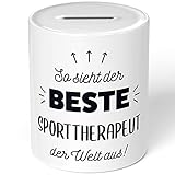 JUNIWORDS Spardose Sparbüchse, So Sieht der Beste Sporttherapeut der Welt aus! (5872943)