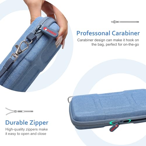 Image of XANAD 3-in-1 Hard Case for Samsung T7 /T7 Shield /T7 Touch /T9 /T5 SSD, Blue