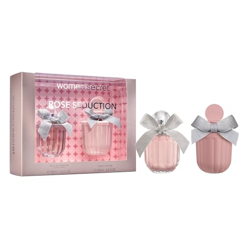 Miniatura 2 de Women Secret Rose Seduction Estuche Regalo Perfumes De Mujer Pack De 2 Piezas Eau De Parfum 100ml Con Vaporizador Y Body Lotion 200ml Set Fragancia Floral, Afrutada Y Gourmand.