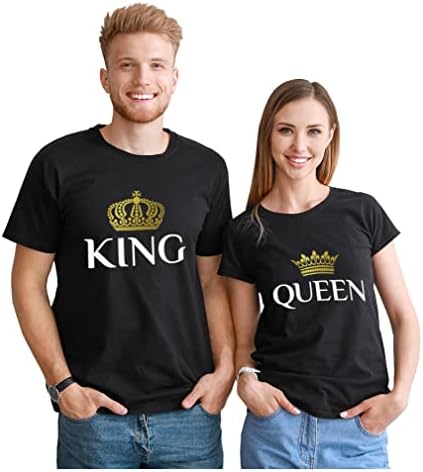King \u0026 Queen Matching Couple Set His 