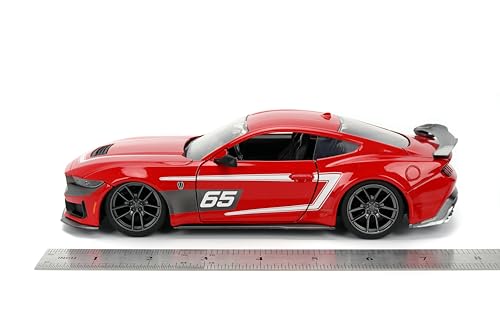 Jada Toys Bigtime Muscle 1:24 Ford Mustang Dark Horse Rojo miniatura 3