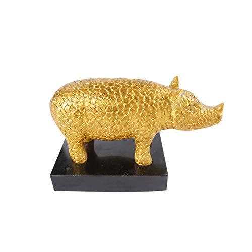 Décoration de bureau vache animal métal cuivre moderne pour maison