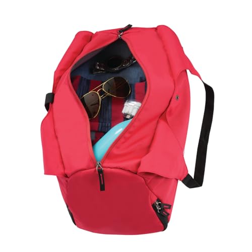 Image of Aeropostale Unisex Polyester 21L Gymbag Duffle - Red (Mayfield)