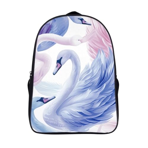Mochila escolar Swan con correas ajustables ergonómicas y tejido impermeable infantil