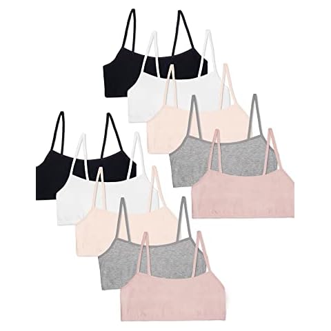 Fruit of the Loom Girls Training Bra 4-Pack Cover