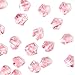 UPlama 600PCS Fake Crushed Ice Rocks, Acrylic Diamond Crystals Fake Diamonds Plastic Clear Ice Cubes Diamond Table Scatters Acrylic Gems for Vase Fillers Home Decoration Wedding Birthday(Pink)