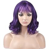 Lolita Purple Ombre Bang Wig