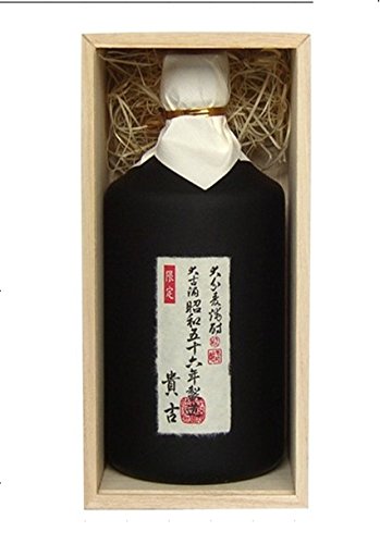 Amazon.co.jp: 老松酒造 大古酒 貴古 昭和56年製造 特製木箱入り 麦 