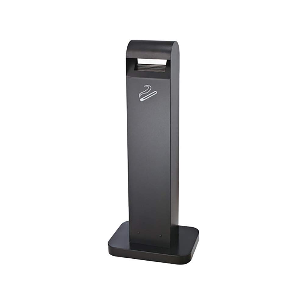 Cendrier de rue vertical en acier avec pédicule anti-odeur
