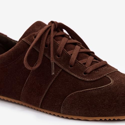 Ribbon Lace-Up Fashion Sneakers for Women Comfortable Non Slip Tennis Sneaker Lightweight Arch Support Walking Shoes4