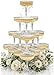 Ksestor ACRYLIC Champagne Tower – Plastic Coupe Glasses, 21-Piece 7oz Champagne Tower Glasses Set for Weddings, Parties & Hosting – Clear