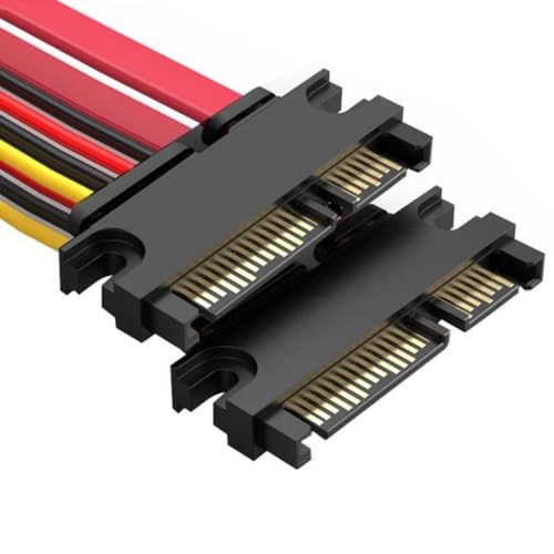 Cable combinado de poder y datos SATA 7+15Pin 0.1 m