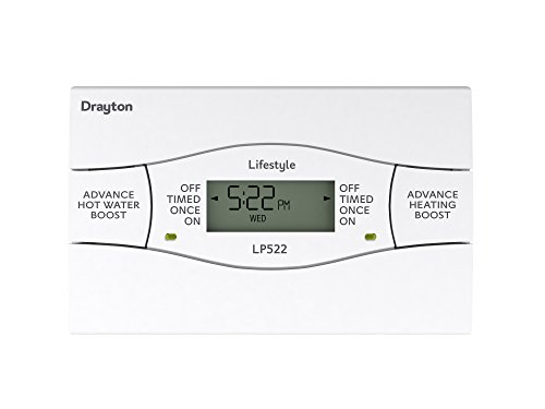Drayton 123070 LP522 (Mk4) 2 Channel Programmer, White