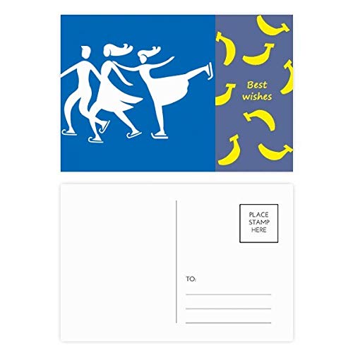 Cartes postales ski pour envoyer un message de remerciement après vos vacances