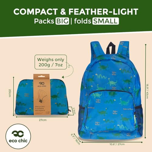 Mochila para senderismo ECO CHIC plegable que soluciona el espacio 3