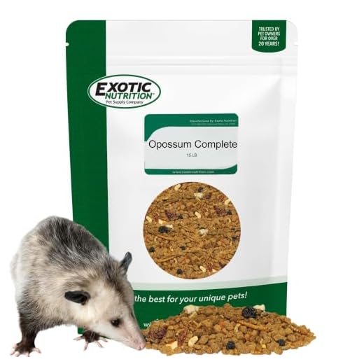 Complete Opossum Healthy Pellet Diet