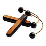 MOMOJIA Weighted Jump Rope with Counter with Digital Counter for Indoor Outdoor Fitness Weight Loss Exercise Adjustable