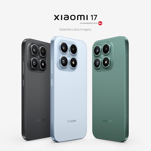 XIAOMI 17, Smartphone 12+512 GB, Leica Summilux Optical Lens, 6330mAh (typ) Battery, HyperAI, Black, Manufacturer warranty 2 years + 1 year extra, Charger Not Included - 11