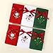 Christmas Themed Face Towels - Red Santa Claus Design for Bathroom Hand/Face Washing, Xmas/New Year Gifts(06)