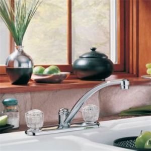 Delta Faucet 2522LF-MPU Classic Two-Handle Bathroom Faucet - Chrome, Centerset 4" - View #10