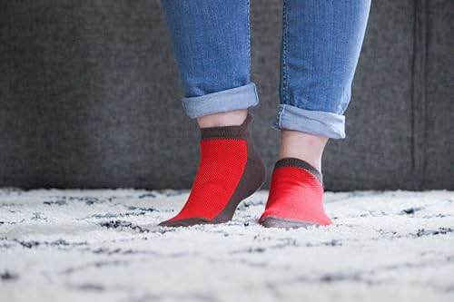 Image of Colorful Anklet High Socks - Heel Guard, Comfortable - Ideal for Sports - Breathable, Seamless socks for activewear 1-3 Pair