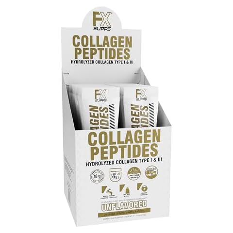 FXSUPPS Collagen Peptide Powder - 20 Single Serving Sticks Cover