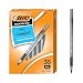BIC Round Stic Grip Xtra Comfort Ballpoint Pen, Medium Point (1.2mm), Black, 36-Count