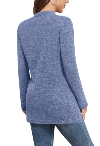 Image of Yincro Womens Lightweight Cardigan Long Sleeve Open Front Casual Sweater Cardigans with Pockets