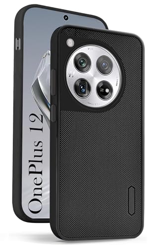 Image of Jkobi Back Case Cover for OnePlus 12 5G (Grip Design | Slim and Light Weight | Soft Touch and Feel | Black)