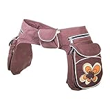 Gürtel mit Klickverschluss stufenlos verstellbar, 1 verstecktes Fach mit Reißverschluss auf der Innenseite