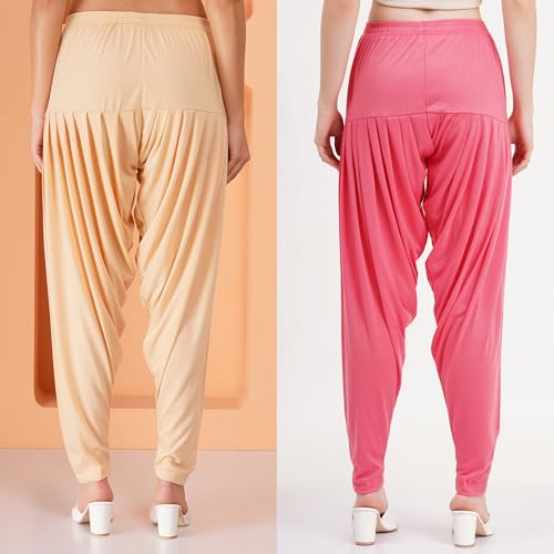 Image of Buy That Trendz Patiala Salwar for Women Relaxed Fit Viscose Patiyala Salwar Harem Bottom Pants