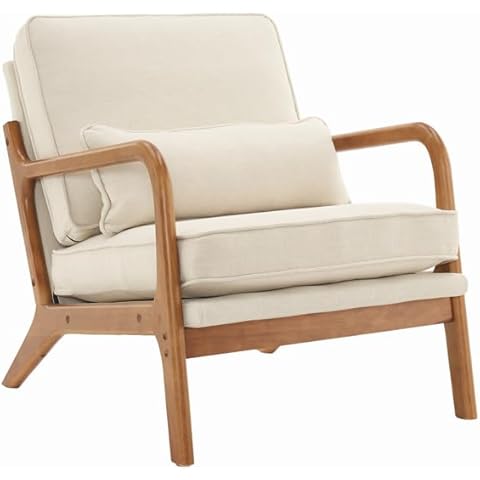 Generic Oak Upholstered Lounge Chair Cover