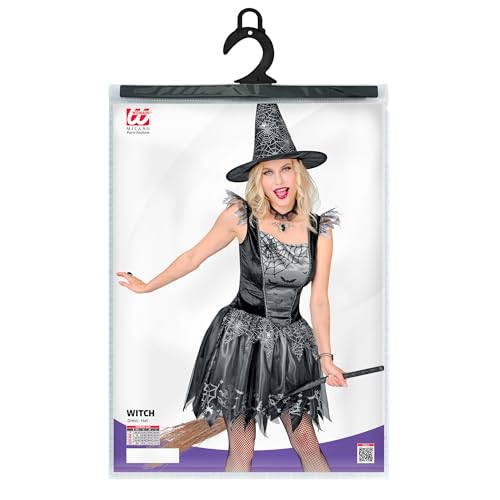 Costume sorcière magicien avec robe chapeau araignée fête