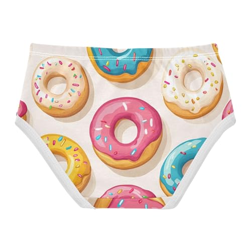 Colorful Doughnuts Cookies Toddler Girls Underwear 2t Cotton Cute Panties Girl Designer Briefs Girls Undies2