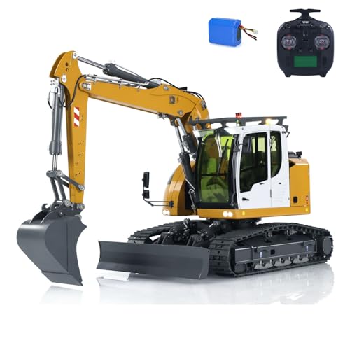 TOUCAN RC HOBBY 1/14 RC Hydraulic Excavator 914 5-Ways Valve Metal Remote Control Digger Model