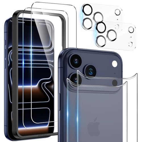Maxdara for iPhone 17 Pro Screen Protector (6.3 inches), iPhone 17 Pro Back Screen Protector and...