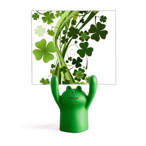 Support mémo motif grenouille Arbre Irlande St.Patrick pour bureau