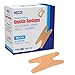 Flexible Fabric Bandages - Flex Fabric Adhesive Bandages Knuckle Bandages for Finger Care and to Protect Wounds from Infection - (100 Count Box)