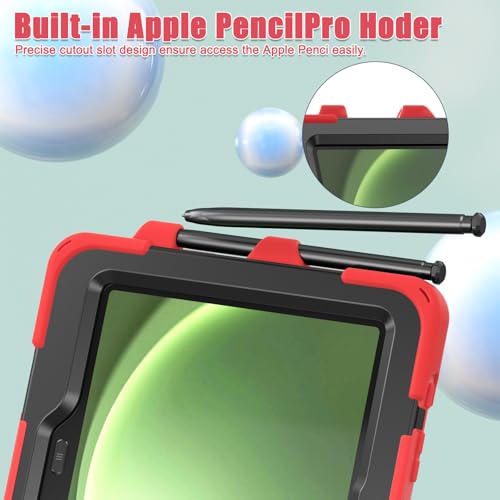 Coque Tab Active5 Pro Antichoc Rouge avec Dragonne Rotative Haute Sécurité - 3