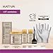 KATIVA Brazilian Straightening Blonde Kit, 12 Weeks of Home Use Professional Straightening, with Olive Oil, Citrus Fruits and Keratin, for Straighter, Softer and Shinier Light-Coloured Hair