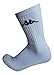Kappa 6/12 pares de calcetines, calcetines deportivos de esponja, altura media pantorrilla, calcetines de tenis, calcetines de trekking para hombre y mujer, varios modelos 6 Paia Bianco 39-41