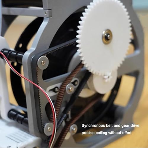 Smart Auto Stop Wire Respooler dla 1kg Spools, Inteligentny elektryczny przewijak z czujnikiem do drukowania 3D bez plątaniny, gwint spawalniczy i użycie szycia, kompaktowa konstrukcja pulpitu